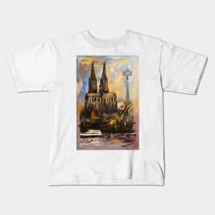 Original Painting of Cologne, Germany Kids T-Shirt